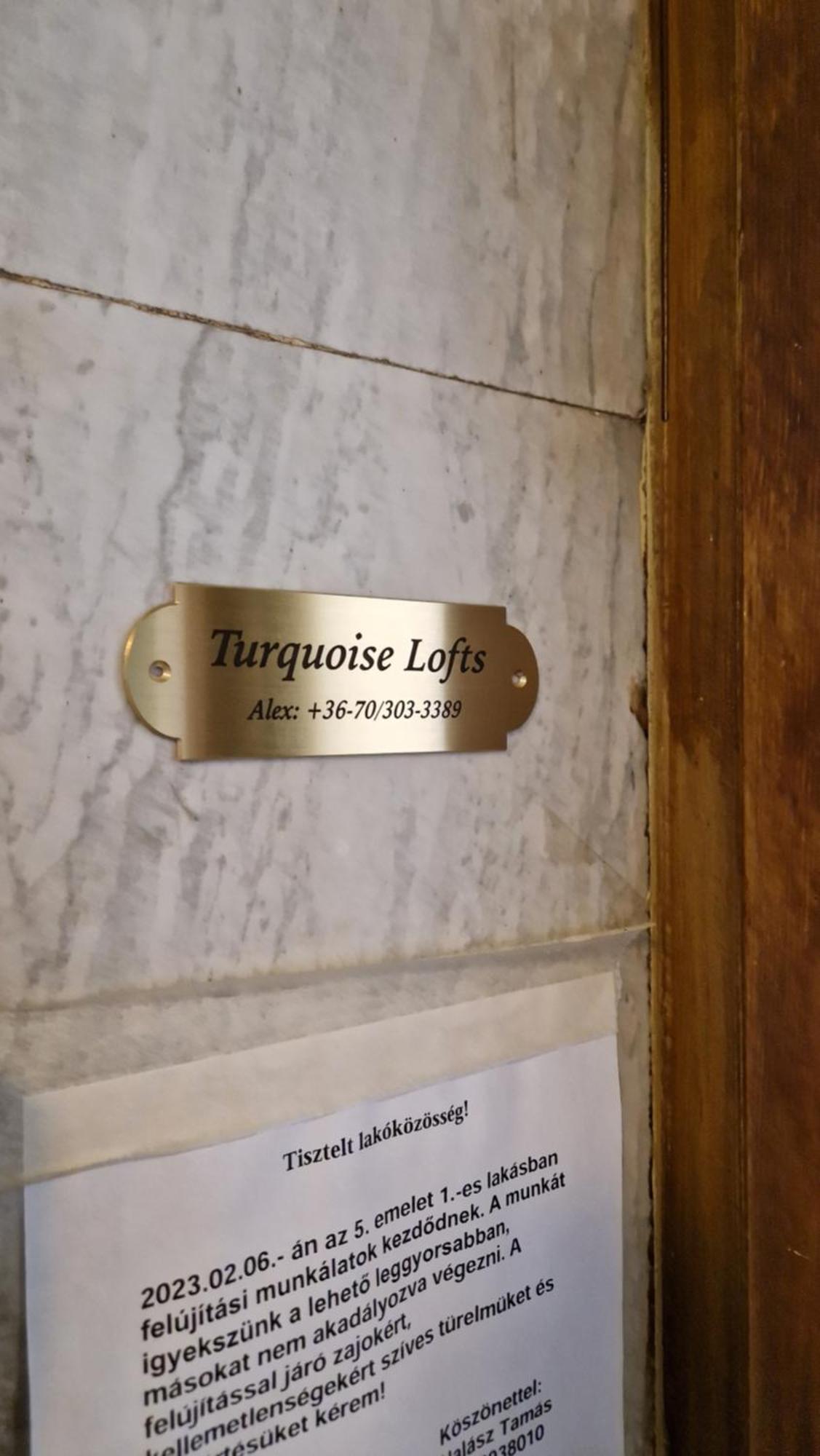 Turquoise Lofts Lejlighed Budapest Eksteriør billede